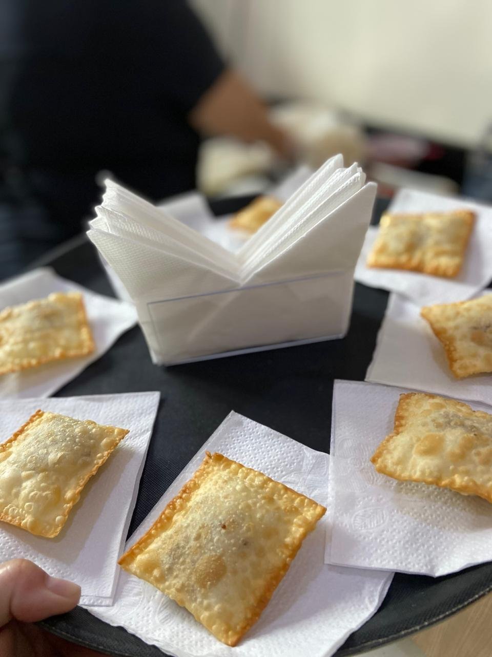 Pastel frito para festas